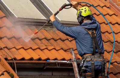 Démoussage et hydrofuge de toiture à Heugnes